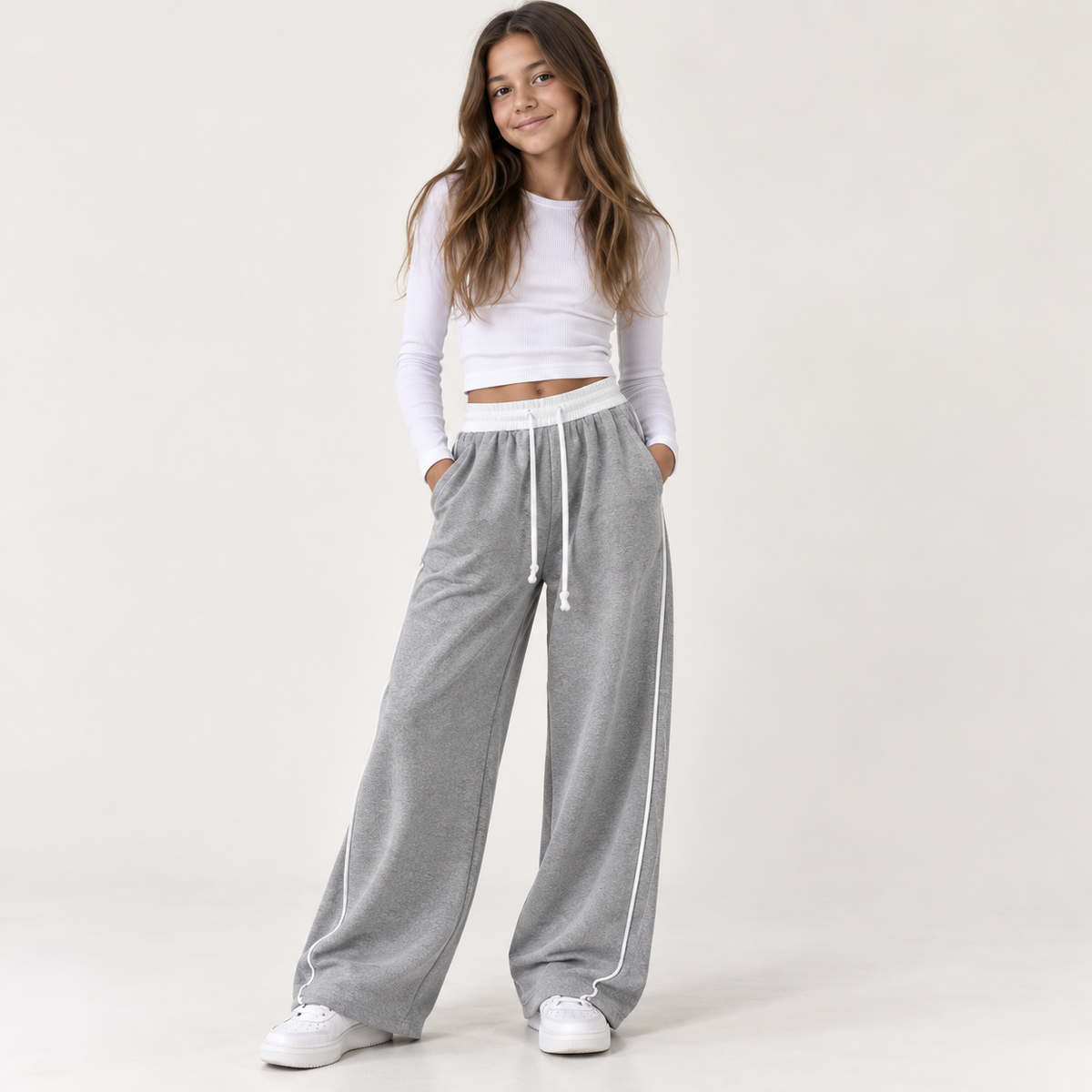 Mini Petite Wide-Leg Pant